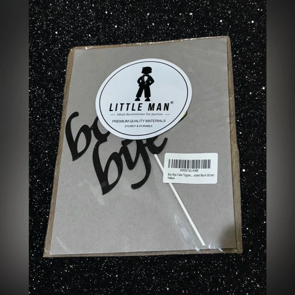 Boy Bye Cake Topper for Divorce, Break-up, Single Freedom Party Decorations